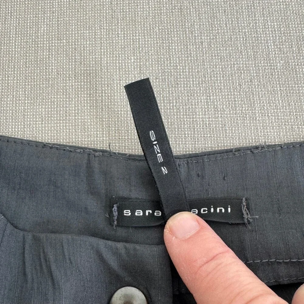 Sarah Pacini‎ linen blend pants